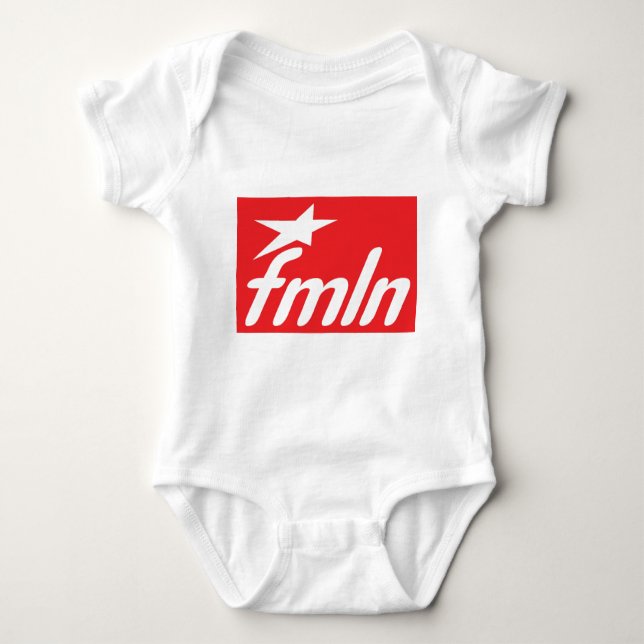 fmln el salvador baby bodysuit (Front)