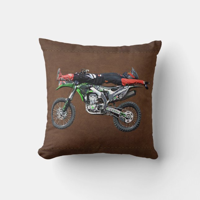 FMX - Freestyle Aerial Motocross Stunt III Cushion (Front)