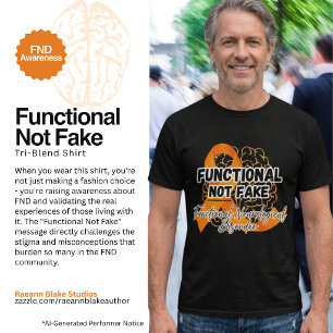 FND Awareness Functional Not Fake Tri-Blend Shirt