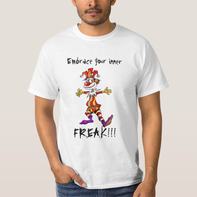 FnD Jester White Men T-Shirt (Front)