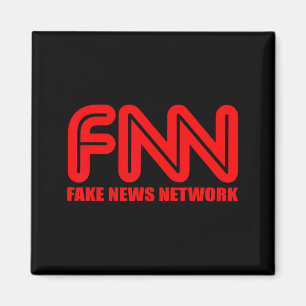 Fnn Fake News Network Apparel Funny Christmas Gift Magnet
