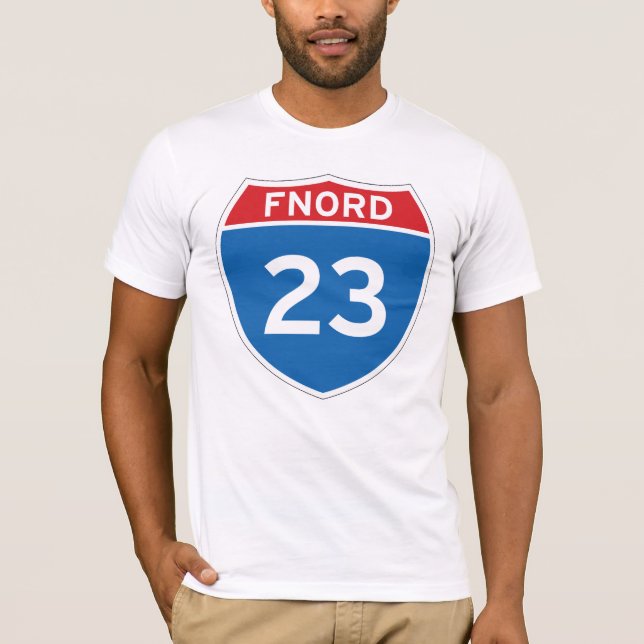 Fnord 23 Discordian T-Shirt (Front)
