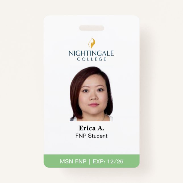 FNP Student ID Badge (Front)