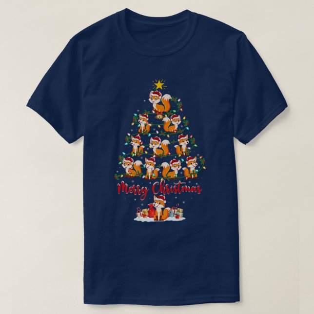 Fo Animal Lover Xmas Matching Santa Fo Christmas T T-Shirt (Design Front)