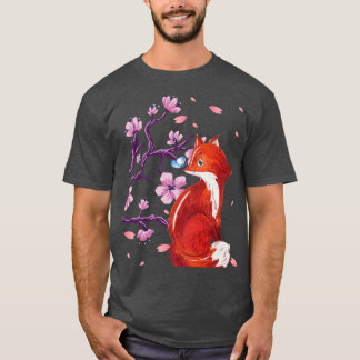 Fo Japanese Cherry Blossom Flower Vintage Sakura A T-Shirt