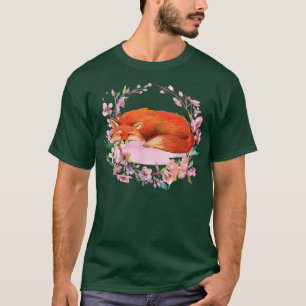 Fo Japanese Cherry Flower Blossom Wreath 1463 T-Shirt