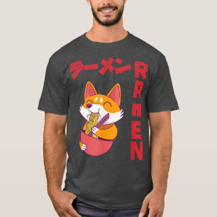 Fo Ramen Anime Noodles Kawaii Japanese Sketching  T-Shirt
