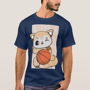 Fo With Basketball And Team Sport Dunk For Streetb T-Shirt