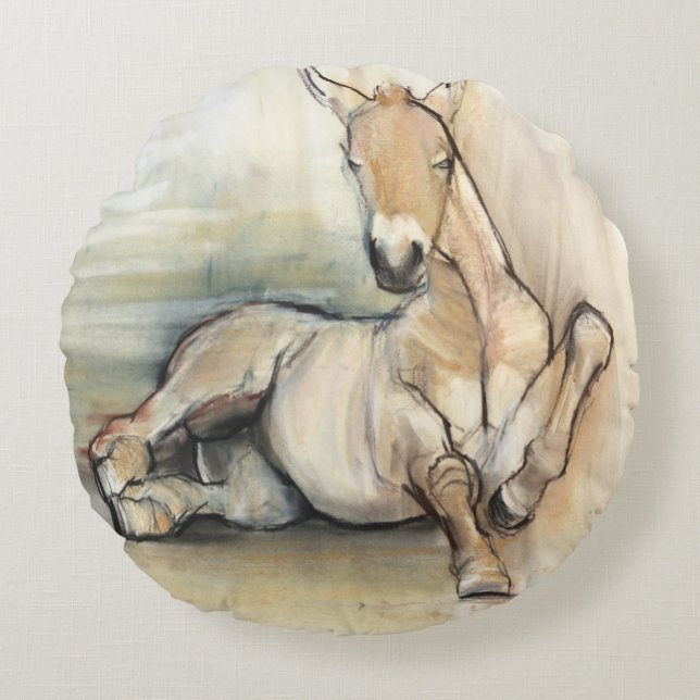 Foal 2012 round cushion (Front)