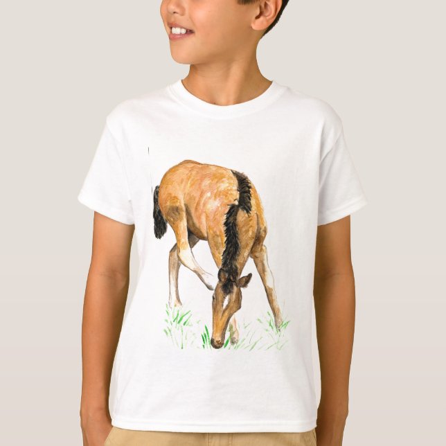 'Foal' Girls' T-shirt (Front)