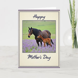 Foal Mothers Day Card