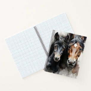 Foal with his mother notebook
