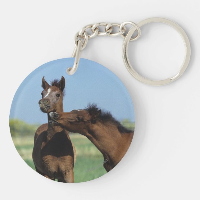 Foals Playing 2 Key Ring (Back)
