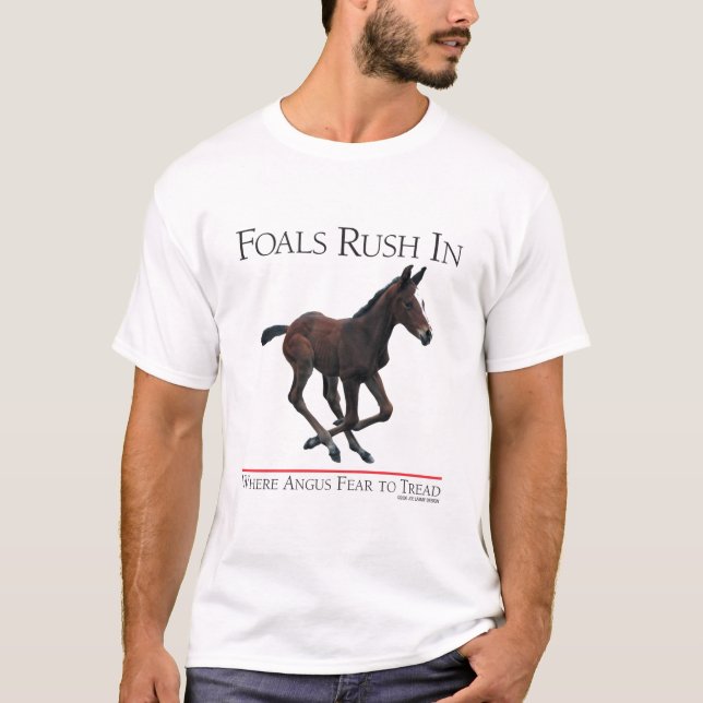 Foals Rush In Where Angus Fear To Tread T-Shirt (Front)
