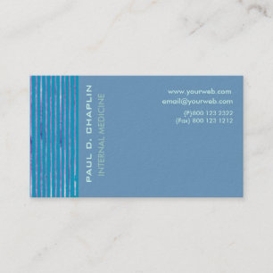 Foam Blue Cutting Edge Business Card
