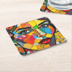 Foam Boards Square Paper Coaster