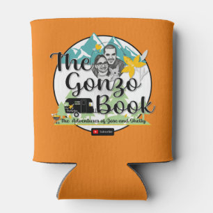 Foam Can Cooler - The Gonzo Book Logo