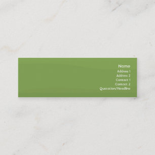 Foamgreen Waves - Skinny Mini Business Card