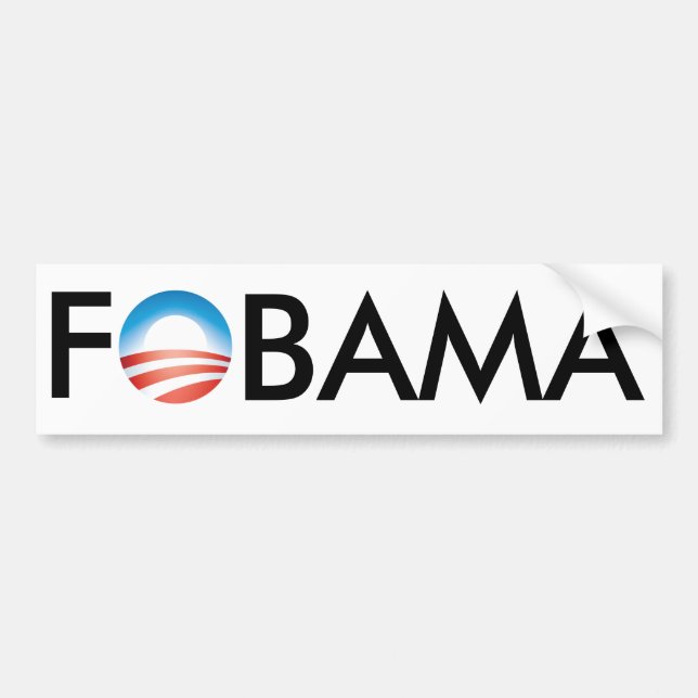 FOBAMA BUMPER STICKER (Front)