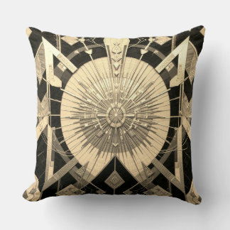 Focal Yantra Polyester 51 x 51 cm Throw Cushion