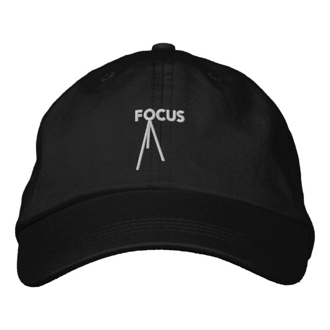 Focus Adjustable Embroidered Hat (Front)