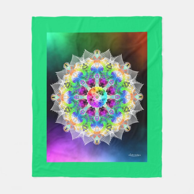 Focus and Create Fleece Blanket (Front)