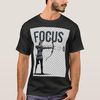 Focus Archer Shirt, Motivational Archery Mindset G T-Shirt
