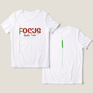 Focus Beats Fear – Trading Discipline Motivation Tri-Blend Shirt