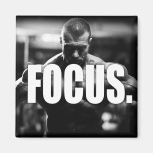 FOCUS - "Body building" Motivational Magnet