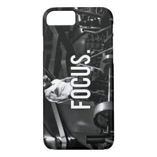 FOCUS - "Body building" Workout Motivational iPhone 8/7 Case