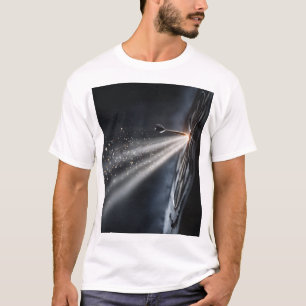 Focus darts design and golden impact T-Shirt