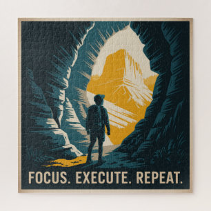 Focus. Execute. Repeat. Jigsaw Puzzle
