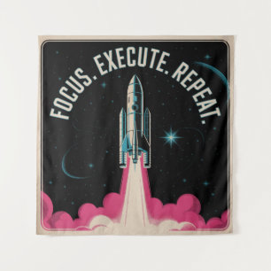 Focus. Execute. Repeat Tapestry