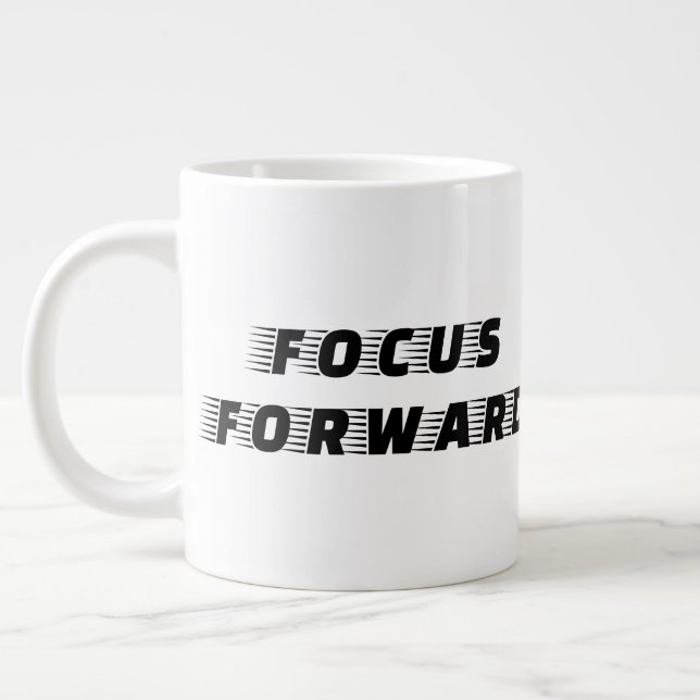 Focus Forward Large Coffee Mug (Left)
