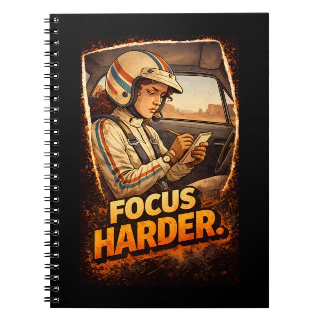 Focus Harder Notebook (Front)
