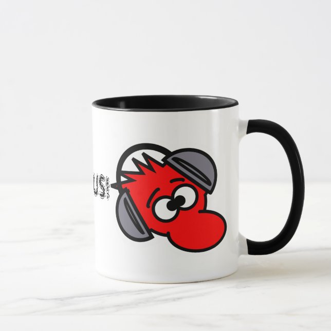 FOCUS! Headphone dude ceramic mug (Right)