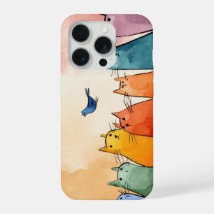 Focus Mode Cats – Funny Cat Quote Art iPhone 15 Pro Case