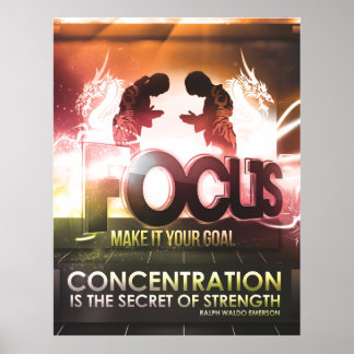 FOCUS - MOTIVATIONAL POSTER