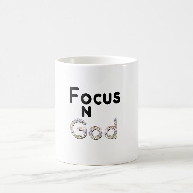 Focus on God Coffee Mug (Center)