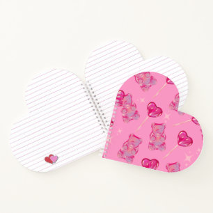 Focus on me (Heart shape) Notebook