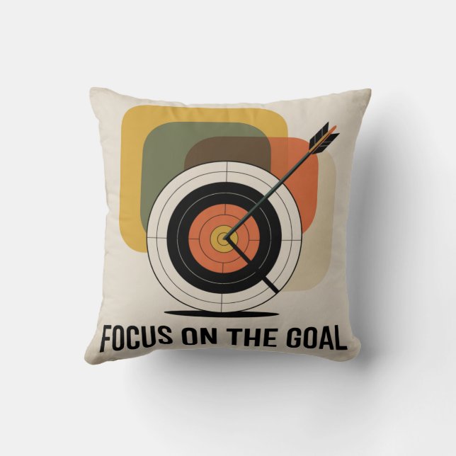 Focus On The Goal Cushion (Back)