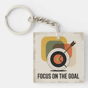 Focus On The Goal Key Ring