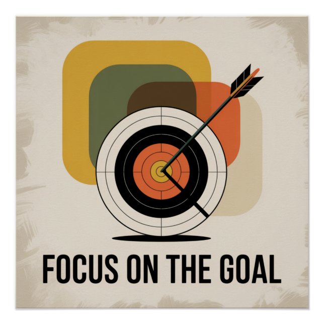 Focus On The Goal Poster (Front)