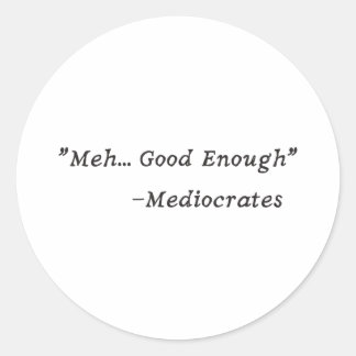 Focus on the Good Classic Round Sticker