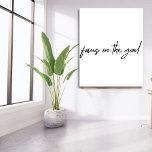 Focus on the Good Faux Wrapped Canvas Print<br><div class="desc">The perfect inspirational accent for home office,  living room,  or bedroom.</div>