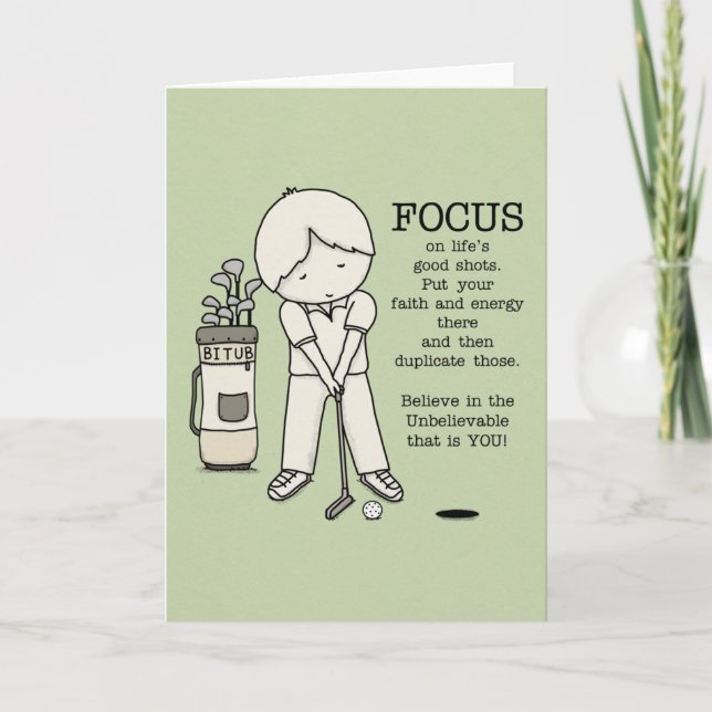 Focus on the Good Holiday Card (Front)