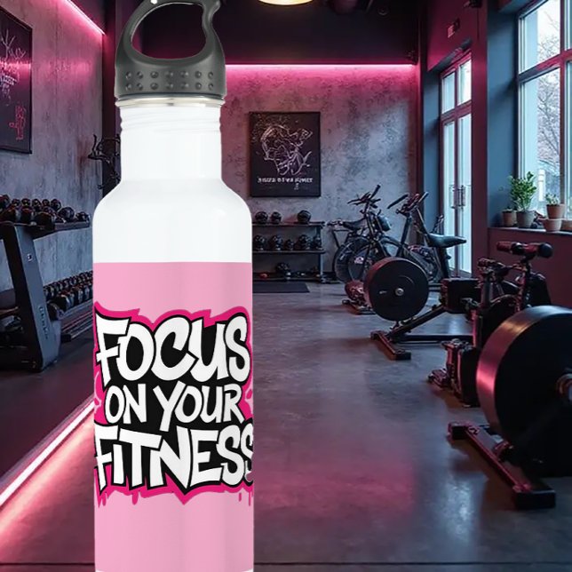 Focus on Your Fitness Exercise 710 Ml Water Bottle (Creator Uploaded)