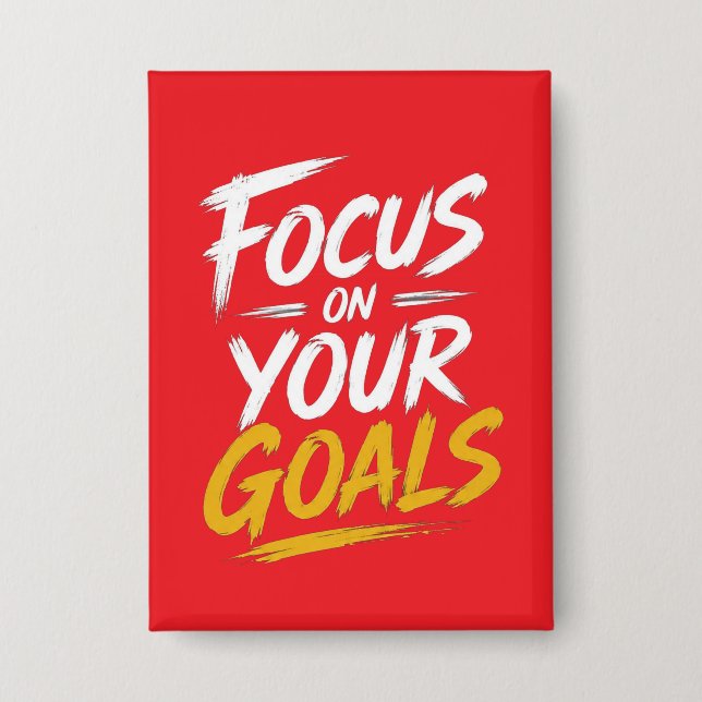 Focus On Your Goals Motivational (Front)