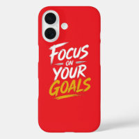Focus On Your Goals Motivational Case-Mate iPhone