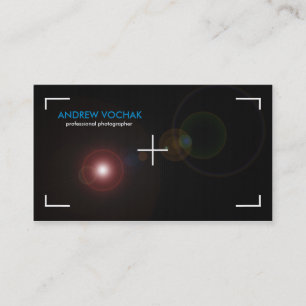 "focus" Photography Business Cards